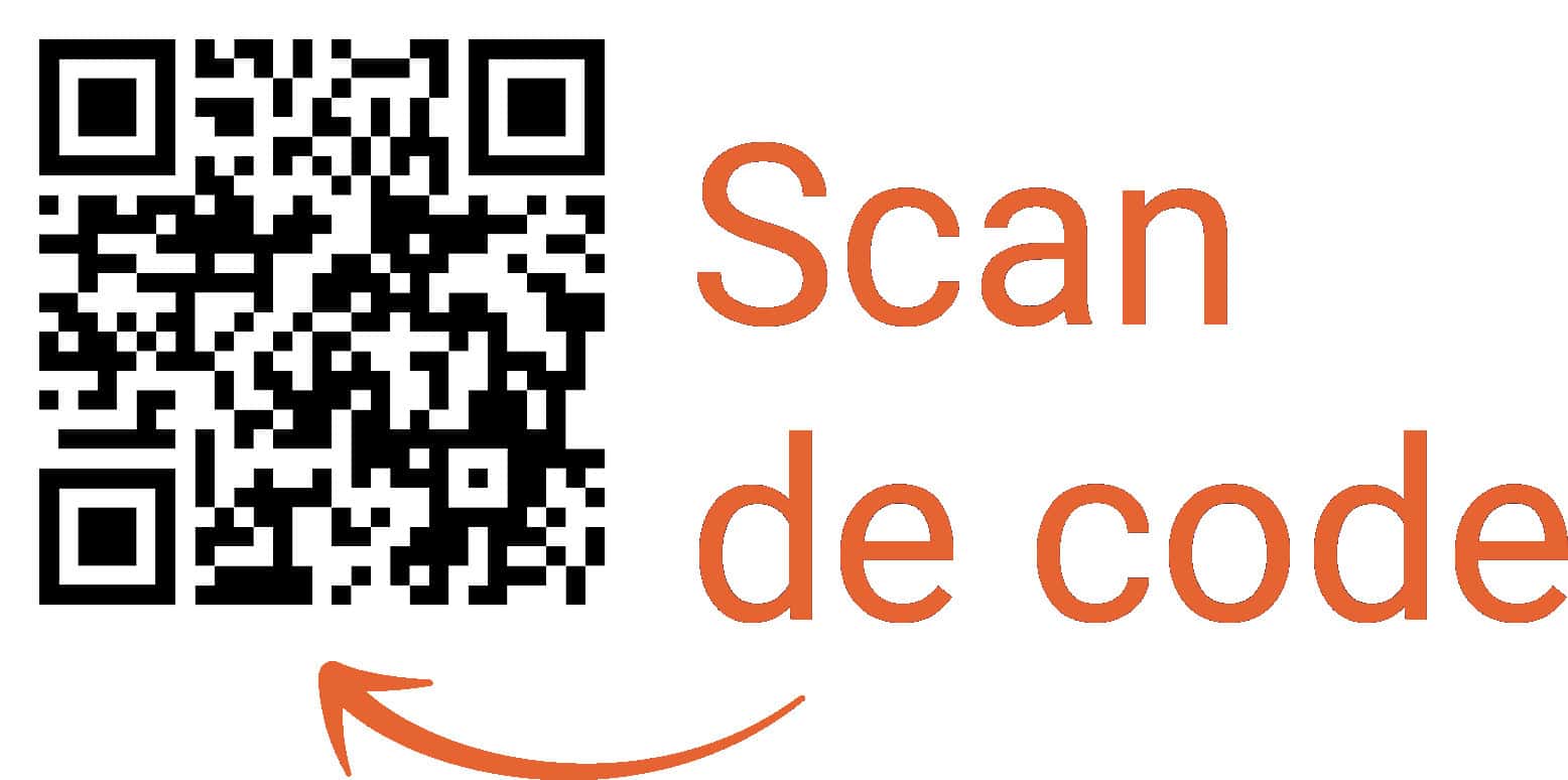 scan of klik op de code om doorgestuurd te worden naar een donatie formulier